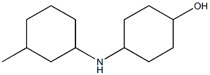 4-[(3-methylcyclohexyl)amino]cyclohexan-1-ol Struktur