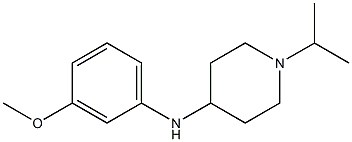 N-(3-methoxyphenyl)-1-(propan-2-yl)piperidin-4-amine Struktur