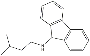 N-(3-methylbutyl)-9H-fluoren-9-amine Struktur