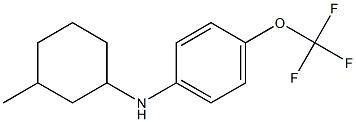 N-(3-methylcyclohexyl)-4-(trifluoromethoxy)aniline Struktur