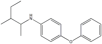 N-(3-methylpentan-2-yl)-4-phenoxyaniline Struktur