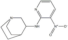 N-(3-nitropyridin-2-yl)-1-azabicyclo[2.2.2]octan-3-amine Struktur