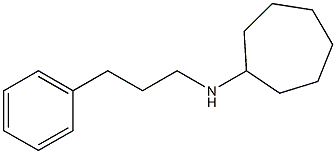 N-(3-phenylpropyl)cycloheptanamine Struktur