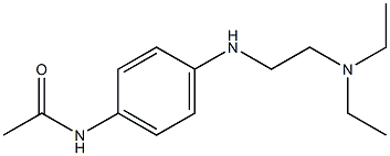 N-(4-{[2-(diethylamino)ethyl]amino}phenyl)acetamide Struktur