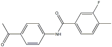 N-(4-acetylphenyl)-3-fluoro-4-methylbenzamide