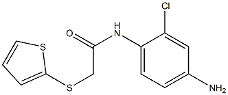 N-(4-amino-2-chlorophenyl)-2-(thiophen-2-ylsulfanyl)acetamide Struktur