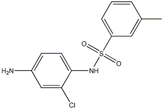 N-(4-amino-2-chlorophenyl)-3-methylbenzenesulfonamide Struktur