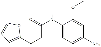 N-(4-amino-2-methoxyphenyl)-3-(furan-2-yl)propanamide Struktur