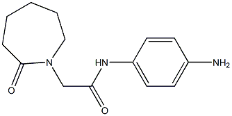 N-(4-aminophenyl)-2-(2-oxoazepan-1-yl)acetamide Struktur