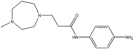 N-(4-aminophenyl)-3-(4-methyl-1,4-diazepan-1-yl)propanamide Struktur