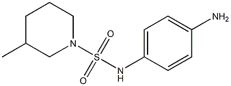 N-(4-aminophenyl)-3-methylpiperidine-1-sulfonamide Struktur