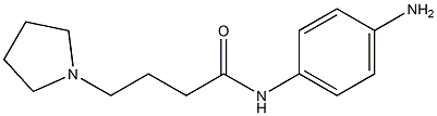 N-(4-aminophenyl)-4-pyrrolidin-1-ylbutanamide Struktur