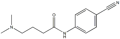 N-(4-cyanophenyl)-4-(dimethylamino)butanamide Struktur