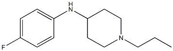 N-(4-fluorophenyl)-1-propylpiperidin-4-amine Struktur