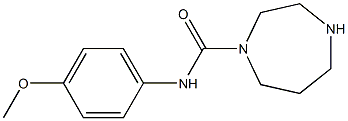 N-(4-methoxyphenyl)-1,4-diazepane-1-carboxamide Struktur