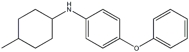 N-(4-methylcyclohexyl)-4-phenoxyaniline Struktur