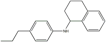 N-(4-propylphenyl)-1,2,3,4-tetrahydronaphthalen-1-amine Struktur