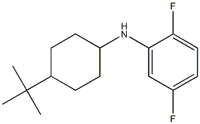 N-(4-tert-butylcyclohexyl)-2,5-difluoroaniline Struktur