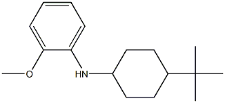 N-(4-tert-butylcyclohexyl)-2-methoxyaniline Struktur