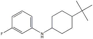 N-(4-tert-butylcyclohexyl)-3-fluoroaniline Struktur