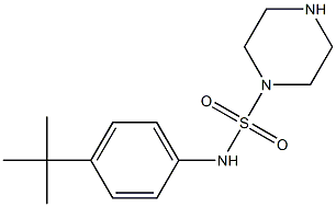 N-(4-tert-butylphenyl)piperazine-1-sulfonamide Struktur