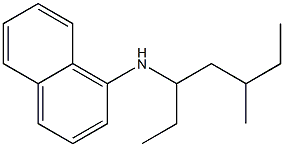 N-(5-methylheptan-3-yl)naphthalen-1-amine Struktur