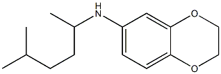 N-(5-methylhexan-2-yl)-2,3-dihydro-1,4-benzodioxin-6-amine Struktur