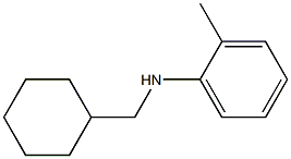 N-(cyclohexylmethyl)-2-methylaniline Struktur