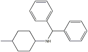 N-(diphenylmethyl)-4-methylcyclohexan-1-amine Struktur