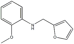 N-(furan-2-ylmethyl)-2-methoxyaniline Struktur