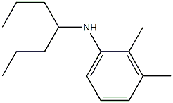 N-(heptan-4-yl)-2,3-dimethylaniline Struktur