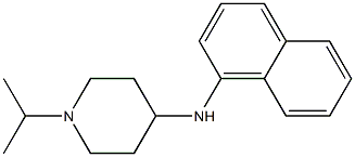 N-(naphthalen-1-yl)-1-(propan-2-yl)piperidin-4-amine Struktur