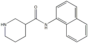 N-(naphthalen-1-yl)piperidine-3-carboxamide Struktur