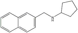 N-(naphthalen-2-ylmethyl)cyclopentanamine Struktur