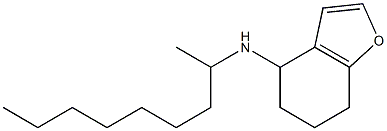 N-(nonan-2-yl)-4,5,6,7-tetrahydro-1-benzofuran-4-amine Struktur