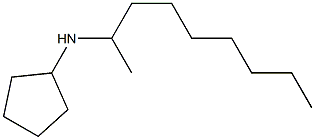 N-(nonan-2-yl)cyclopentanamine Struktur