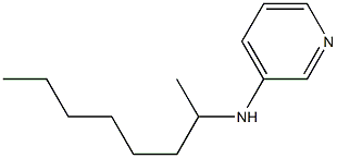 N-(octan-2-yl)pyridin-3-amine Struktur