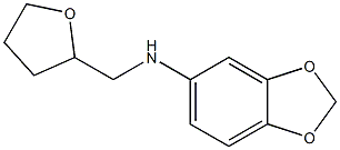 N-(oxolan-2-ylmethyl)-2H-1,3-benzodioxol-5-amine Struktur