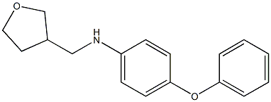 N-(oxolan-3-ylmethyl)-4-phenoxyaniline Struktur