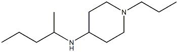 N-(pentan-2-yl)-1-propylpiperidin-4-amine Struktur