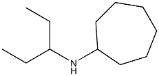 N-(pentan-3-yl)cycloheptanamine Struktur