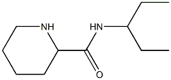 N-(pentan-3-yl)piperidine-2-carboxamide Struktur