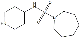 N-(piperidin-4-yl)azepane-1-sulfonamide Struktur