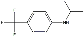 N-(propan-2-yl)-4-(trifluoromethyl)aniline Struktur