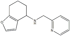 N-(pyridin-2-ylmethyl)-4,5,6,7-tetrahydro-1-benzofuran-4-amine Struktur