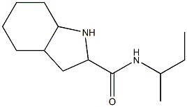 N-(sec-butyl)octahydro-1H-indole-2-carboxamide Struktur