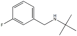 N-(tert-butyl)-N-(3-fluorobenzyl)amine Struktur