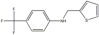 N-(thiophen-2-ylmethyl)-4-(trifluoromethyl)aniline Struktur