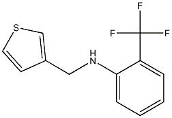 N-(thiophen-3-ylmethyl)-2-(trifluoromethyl)aniline Struktur