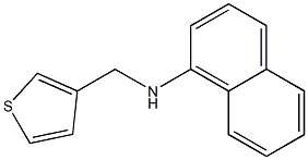 N-(thiophen-3-ylmethyl)naphthalen-1-amine Struktur